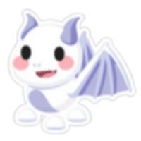 Lavender Dragon Sticker - Ultra-Rare from Pets Plus Sticker Pack